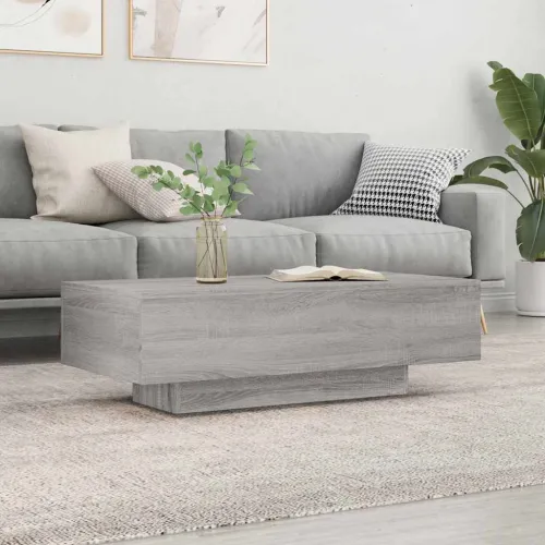 Stolić za kavu boja hrasta 100 x 49,5 x 31 cm konstruirano drvo - Sivi hrast sonoma 1 Sivi hrast sonoma Cijena