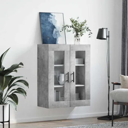 Zidni ormarić siva boja betona 69,5 x 34 x 90 cm - Beton siva 1 Cijena