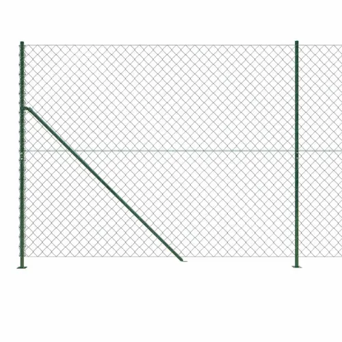 Žičana ograda s prirubnicom zelena 1,6 x 10 m - Zelena 1.6 x 10 m Cijena