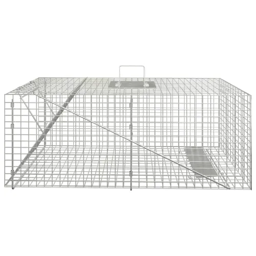 Zamka za životinje 64,5x25x26,5 cm Pocinčano željezo - 64.5 cm 1 64.5 cm Cijena