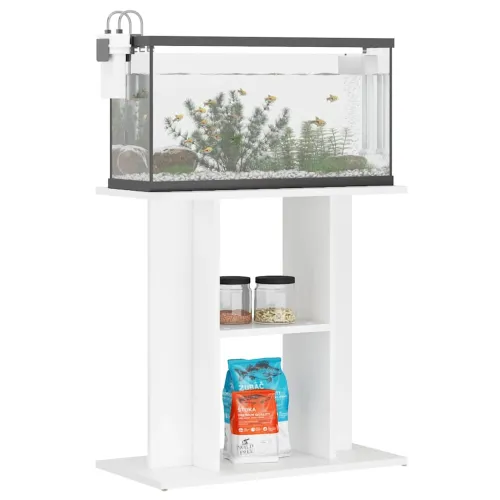 Stalak za akvarij bijeli 60 x 30 x 60 cm od konstruiranog drva - Bijela 60 x 30 x 60 cm Cijena