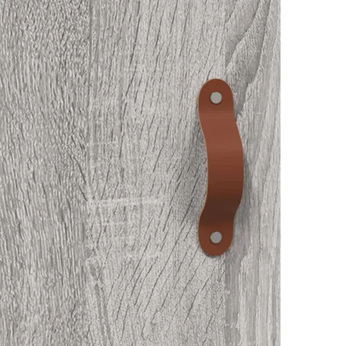 Visoka komoda siva sonome 34,5x34x180 cm od konstruiranog drva - Sivi hrast sonoma 1 3 ladice Cijena