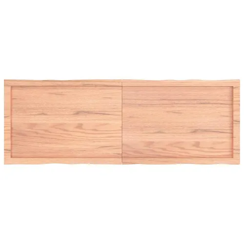 Stolna ploča svjetlosmeđa 140x50x(2-6) cm obrađena hrastovina - Svjetlosmeđa 140 x 50 x 6 cm Cijena