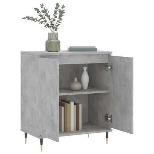 Komoda siva boja betona 60x35x70 cm od konstruiranog drva - Beton siva 1 Cijena