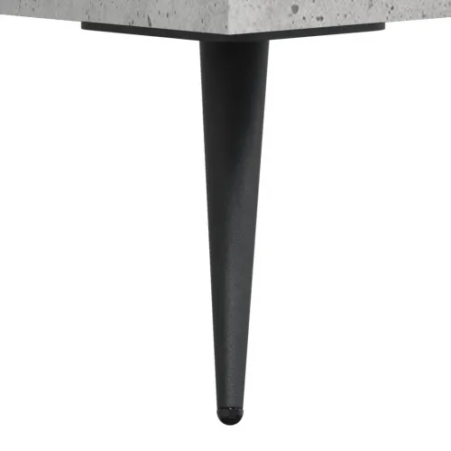 Visoka komoda siva betona 34,5x34x180 cm od konstruiranog drva - Beton siva 1 1 drvena vrata Cijena