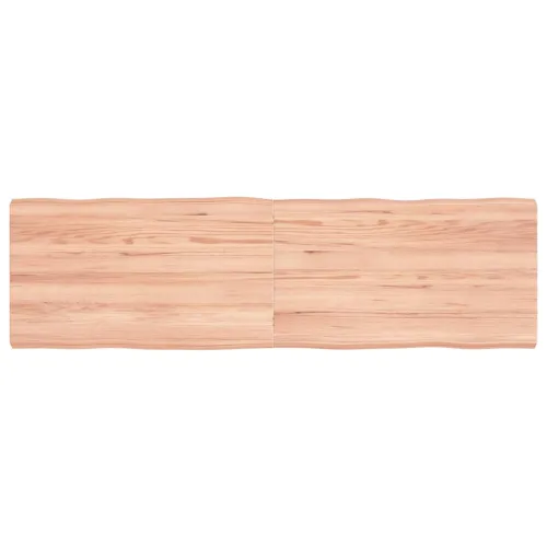 Stolna ploča svjetlosmeđa 140x40x(2-4) cm obrađena hrastovina - Svjetlosmeđa 140 x 40 x 4 cm Cijena