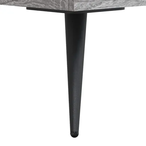 Visoka komoda siva sonome 34,5x34x180 cm od konstruiranog drva - Sivi hrast sonoma 1 1 drvena vrata Cijena