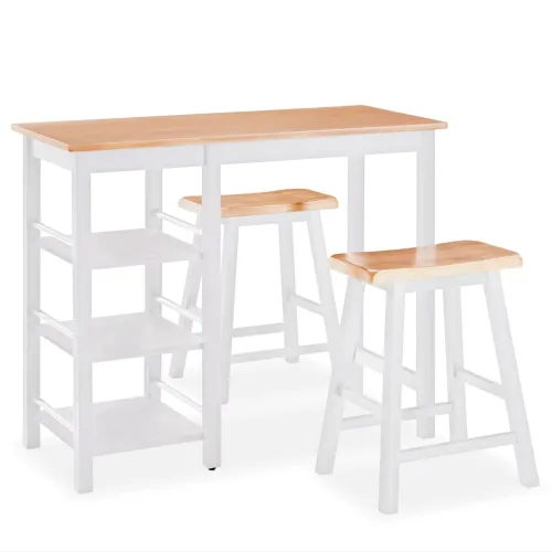 Barski Set 3 kom MDF Bijeli - Bijela 1 Cijena