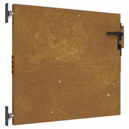 Dvorišna vrata - Vrtna vrata 85 x 75 cm od čelika COR-TEN - 85 x 75 cm 85 x 75 cm Rđa Cijena