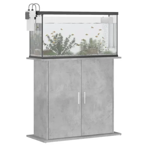 Stalak za akvarij Betonsko-sivi 81x36x73 cm Konstruirano drvo - Beton siva 81 x 36 x 73 cm Cijena