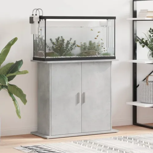 Stalak za akvarij Betonsko-sivi 81x36x73 cm Konstruirano drvo - Beton siva 81 x 36 x 73 cm Beton siva 81 x 36 x 73 cm Cijena