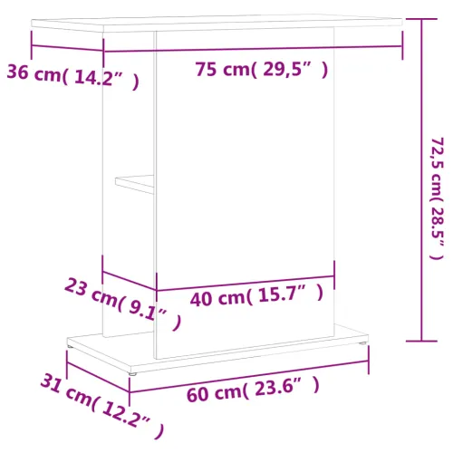 Stalak za akvarij Bijeli 75x36x72,5 cm Konstruirano drvo - Bijela 75 x 36 x 72.5 cm Cijena