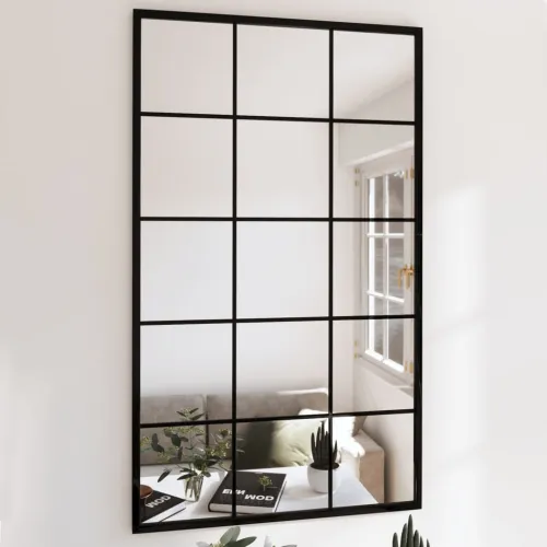 Zidna ogledala 3 kom crna 100x60 cm metalna - 100 x 60 cm (3 pcs) 1 100 x 60 cm (3 pcs) Cijena
