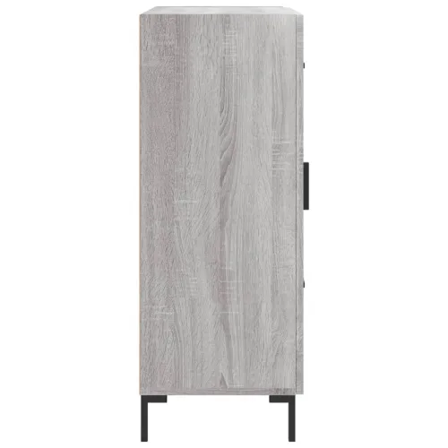 Komoda boja hrasta sonome 69,5 x 34 x 90 cm konstruirano drvo - Sivi hrast sonoma Cijena
