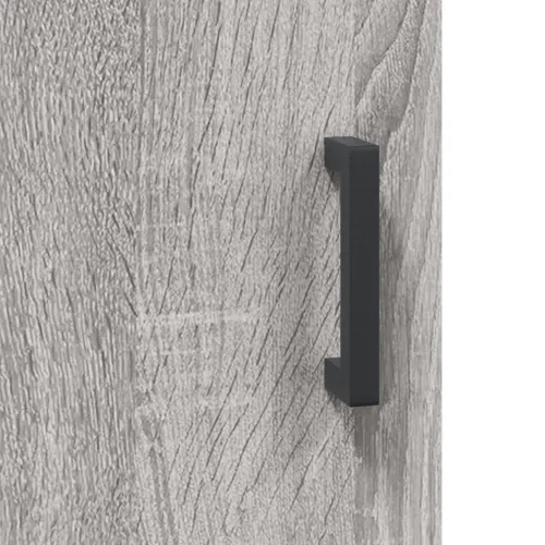 Komoda boja hrasta sonome 69,5 x 34 x 90 cm konstruirano drvo - Sivi hrast sonoma Cijena