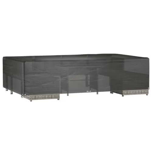 Navlaka za vrtni namještaj s 12 ušica 315x180x75 cm pravokutna - 315 x 180 x 75 cm 1 Cijena