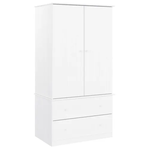 Ormar ALTA bijeli 90 x 55 x 170 cm od masivne borovine - Bijela 1 1 Bijela Cijena
