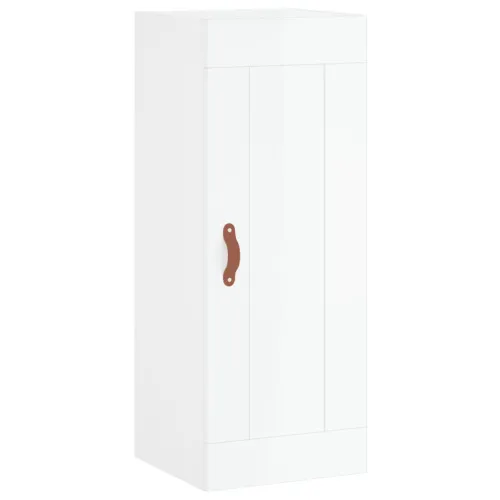 Visoka komoda sjajna bijela 34,5x34x180 cm konstruirano drvo - Visoko sjajno bijela 1 2 ladice 2 police Cijena