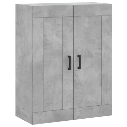 Visoka komoda siva betona 69,5x34x180 cm od konstruiranog drva - Beton siva 1 2 vrata Cijena