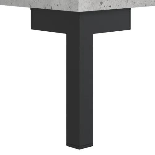 Visoka komoda siva betona 69,5x34x180 cm od konstruiranog drva - Beton siva 1 2 vrata Cijena