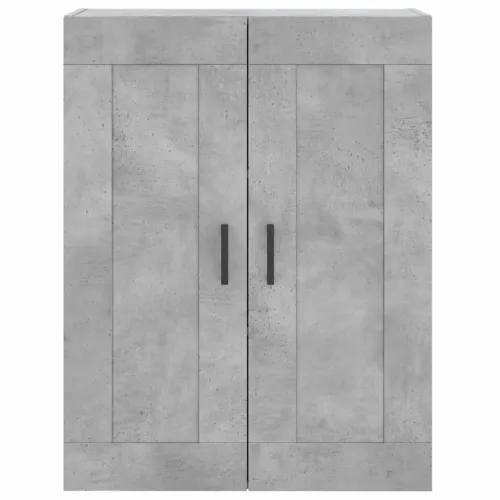 Visoka komoda siva betona 69,5x34x180 cm od konstruiranog drva - Beton siva 1 2 vrata Cijena