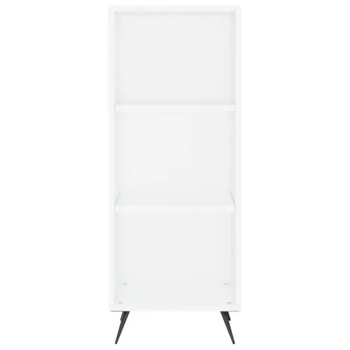 Visoka komoda bijeli 34,5x34x180 cm od konstruiranog drva - Bijela 1 3 police Cijena