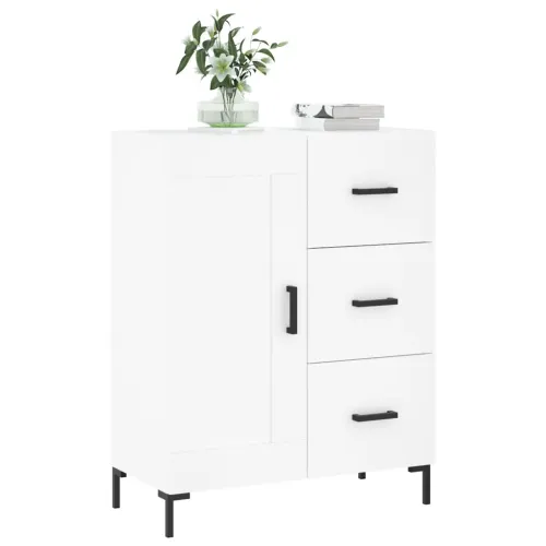 Komoda bijela 69,5x34x90 cm od konstruiranog drva - Bijela Cijena