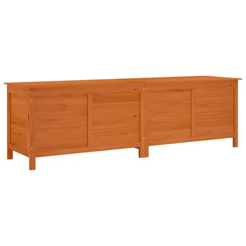 Vrtna kutija za pohranu smeđa 198,5x50x56,5 cm masivna jelovina - Svjetlosmeđa 198.5 x 50 x 56.5 cm Svjetlosmeđa 198.5 x 50 x 56 Cijena