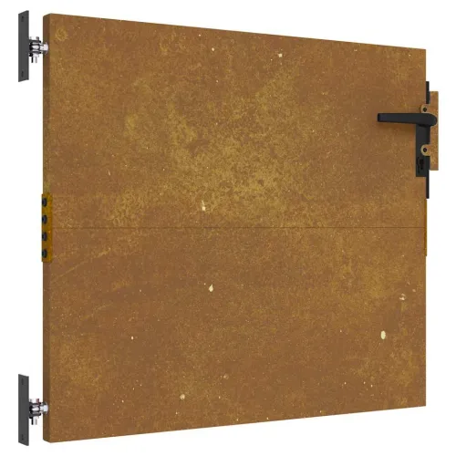 Dvorišna vrata - Vrtna vrata 85 x 100 cm od čelika COR-TEN - 85 x 100 cm 85 x 100 cm Rđa Cijena