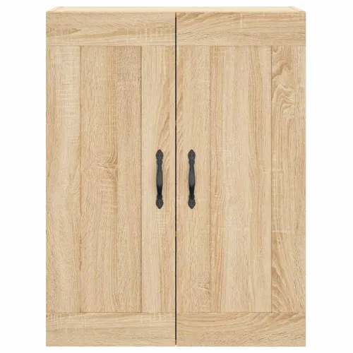 Visoka komoda hrasta sonome 69,5x34x180cm od konstruiranog drva - sonoma hrast 1 1 drvena vrata 3 ladice Sonoma hrast Cijena