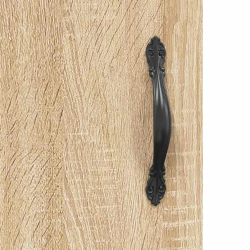 Visoka komoda hrasta sonome 69,5x34x180cm od konstruiranog drva - sonoma hrast 1 1 drvena vrata 3 ladice Sonoma hrast Cijena