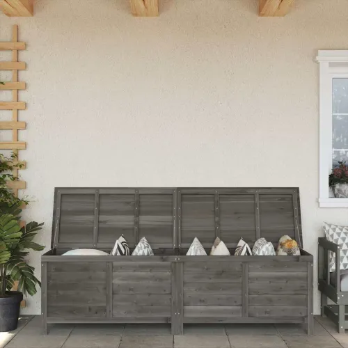 Vrtna kutija za pohranu antracit 198,5x50x56,5 cm od jelovine - Antracit 198.5 x 50 x 56.5 cm Antracit 198.5 x 50 x 56.5 cm Cijena