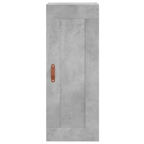 Visoka komoda siva betona 34,5x34x180 cm od konstruiranog drva - Beton siva 1 1 vrata Cijena