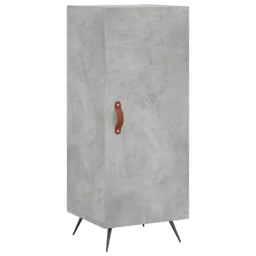 Visoka komoda siva betona 34,5x34x180 cm od konstruiranog drva - Beton siva 1 1 vrata Cijena