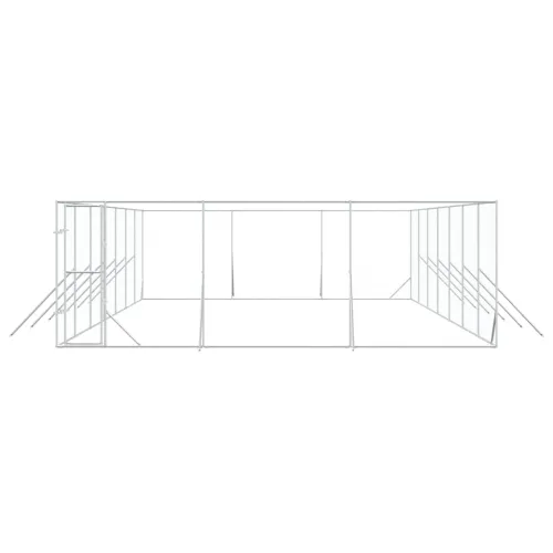Vanjski kavez za pse srebrni 6 x 14 x 2 m od pocinčanog čelika - 6 x 14 x 2 m Cijena