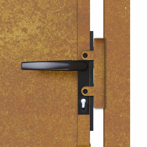 Dvorišna vrata - Vrtna vrata 100x75 cm Corten čelik - 100 x 75 cm 100 x 75 cm Rđa Cijena