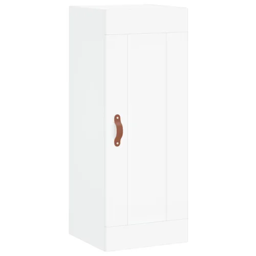 Visoka komoda bijeli 34,5x34x180 cm od konstruiranog drva - Bijela 1 1 vrata Cijena