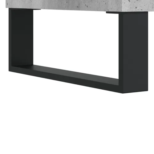 Visoka komoda siva betona 69,5x34x180 cm od konstruiranog drva - Beton siva 1 2 vrata Cijena
