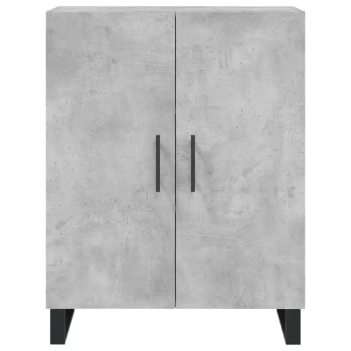 Visoka komoda siva betona 69,5x34x180 cm od konstruiranog drva - Beton siva 1 2 vrata Cijena