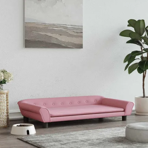 Krevet za pse ružičasti 100 x 50 x 21 cm baršunasti - Ružičasta 100 x 50 x 21 cm Cijena