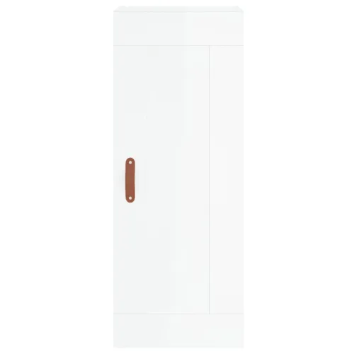 Visoka komoda sjajna bijela 34,5x34x180 cm konstruirano drvo - Visoko sjajno bijela 1 3 ladice Cijena