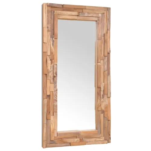Ukrasno Ogledalo od Tikovine 120x60 cm Pravokutno - 120 x 60 cm Cijena