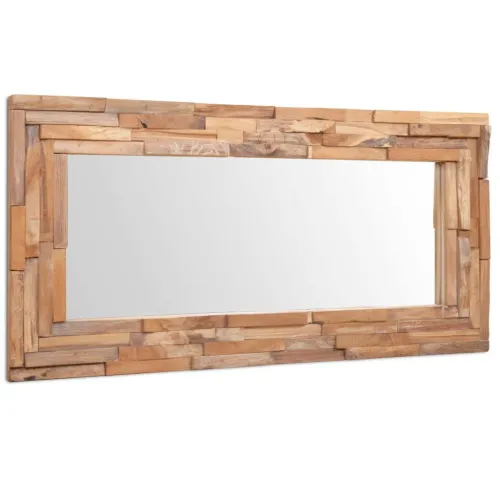 Ukrasno Ogledalo od Tikovine 120x60 cm Pravokutno  - 120 x 60 cm 1 120 x 60 cm Cijena