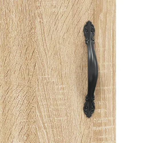 Visoka komoda hrasta sonome 69,5x34x180cm od konstruiranog drva - sonoma hrast 1 2 drvena vrata Sonoma hrast Cijena