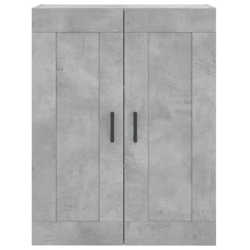 Visoka komoda siva betona 69,5x34x180 cm od konstruiranog drva - Beton siva 1 3 ladice Cijena