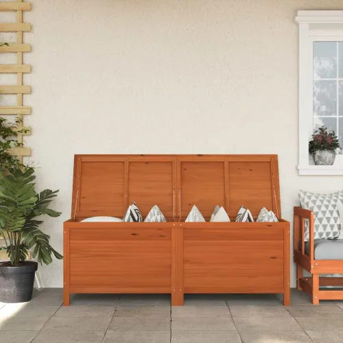 Vrtna kutija za pohranu smeđa 150x50x56,5 cm masivna jelovina - Svjetlosmeđa 150 x 50 x 56.5 cm Svjetlosmeđa 150 x 50 x 56.5 cm Cijena