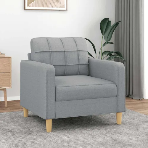 Fotelja svjetlosiva 60 cm od tkanine - Svjetlosiva 60 cm Svjetlosiva 60 cm Cijena