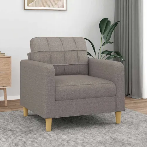 Fotelja smeđesiva 60 cm od tkanine - Sivo-smeđa 60 cm Cijena