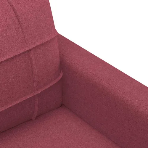 Dvosjed od tkanine crvena boja vina 120 cm - Boja crnog vina 120 cm Cijena