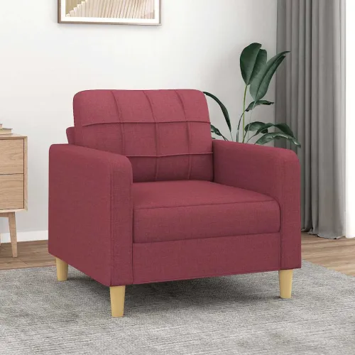 Fotelja crvena boja vina 60 cm od tkanine - boja crnog vina 60 cm Boja crnog vina 60 cm Cijena
